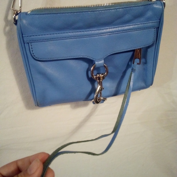 Rebecca Minkoff Baby Blue Periwinkle Avery Crossbody Bag - Picture 9 of 16